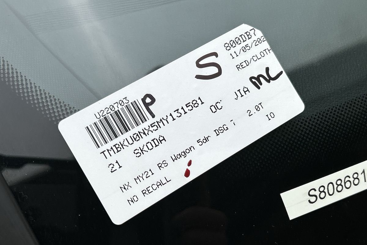 2021 SKODA Octavia RS NX