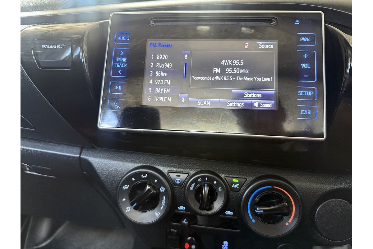 2017 Toyota Hilux Workmate GUN122R Rear Wheel Drive