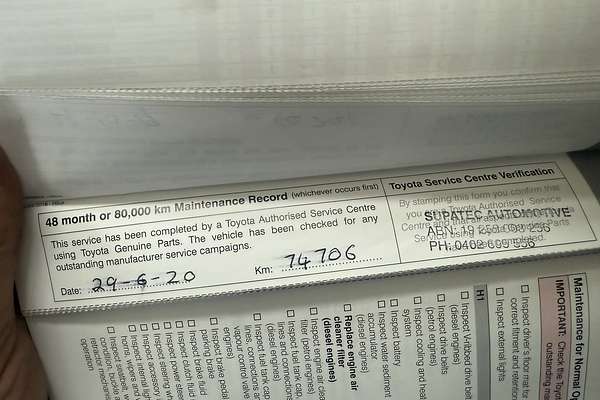 2017 Toyota Hilux Workmate GUN122R Rear Wheel Drive