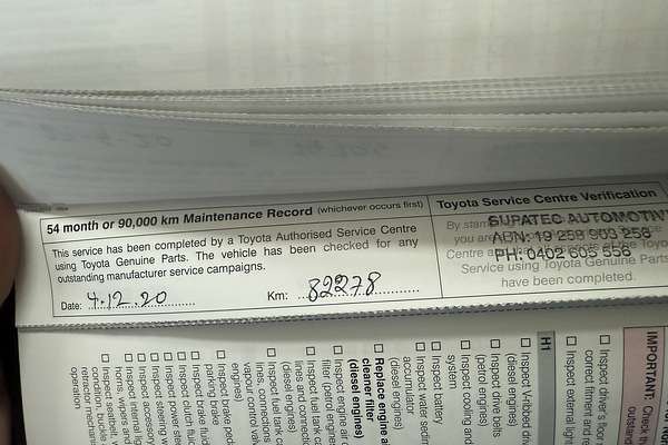 2017 Toyota Hilux Workmate GUN122R Rear Wheel Drive