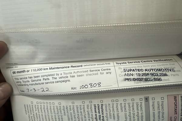 2017 Toyota Hilux Workmate GUN122R Rear Wheel Drive