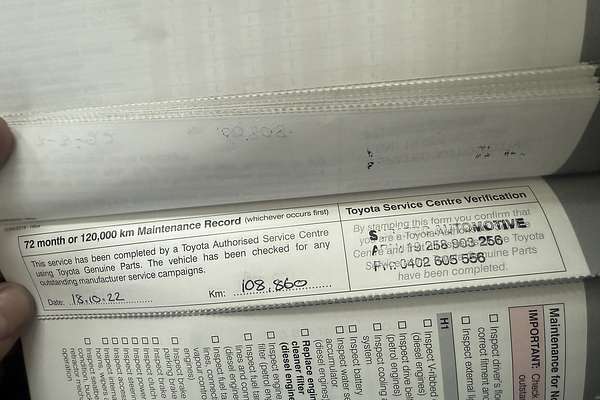 2017 Toyota Hilux Workmate GUN122R Rear Wheel Drive