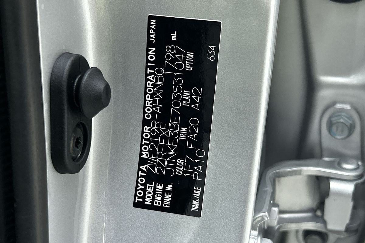 2024 Toyota Corolla Ascent Sport Hybrid ZWE219R