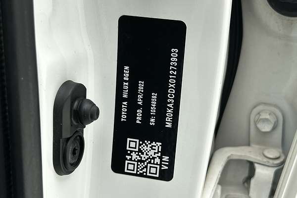 2022 Toyota Hilux SR GUN126R 4X4