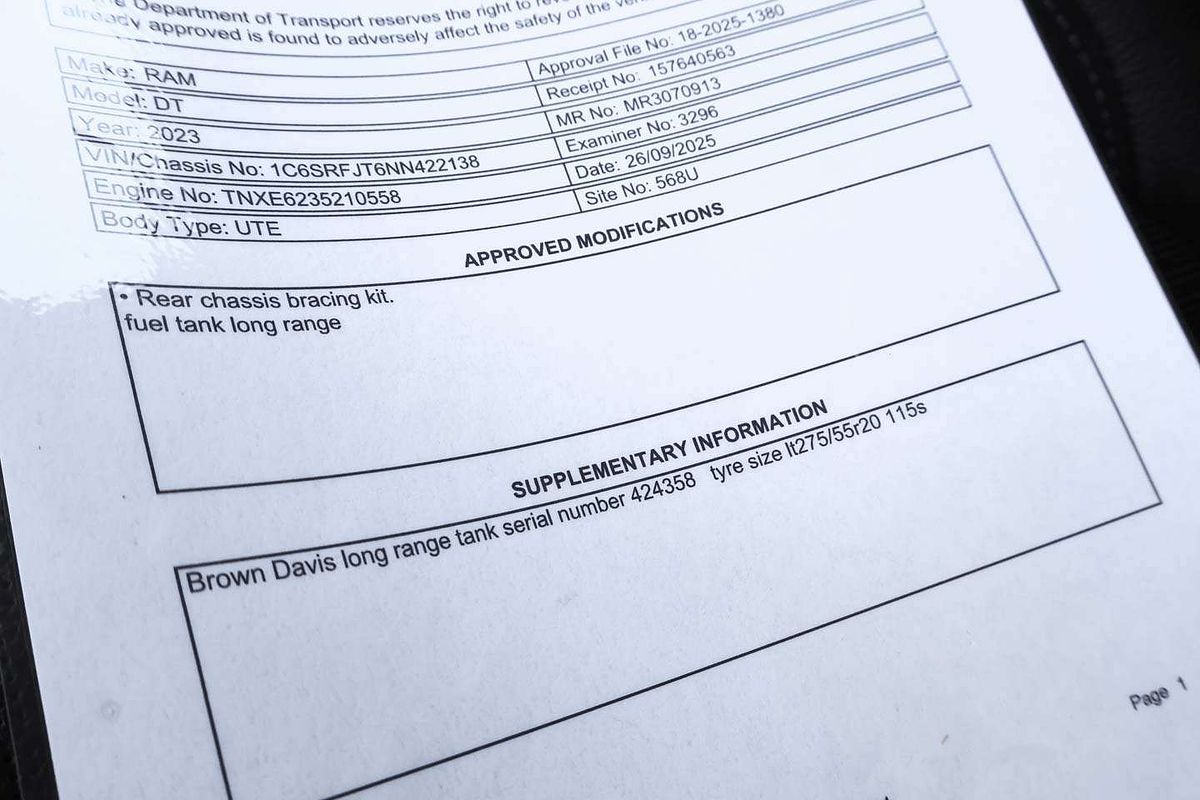 2023 RAM 1500 Laramie DT 4X4 SWB