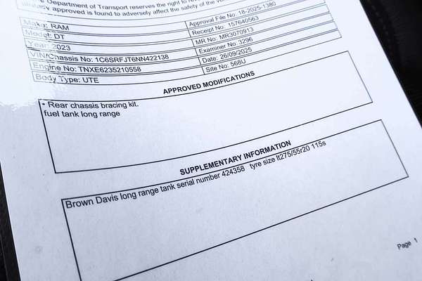 2023 RAM 1500 Laramie DT 4X4 SWB