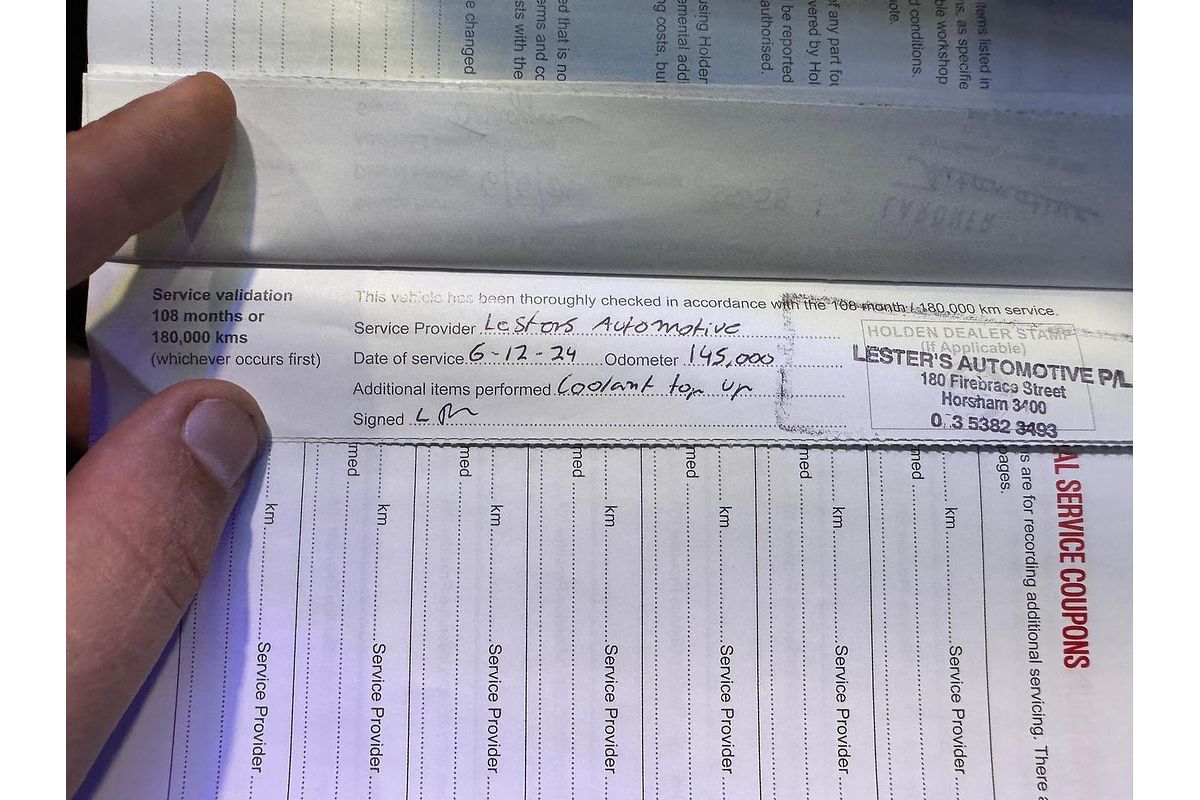 2016 Holden Ute SV6 Black VF Series II Rear Wheel Drive