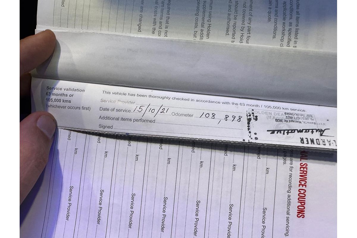 2016 Holden Ute SV6 Black VF Series II Rear Wheel Drive