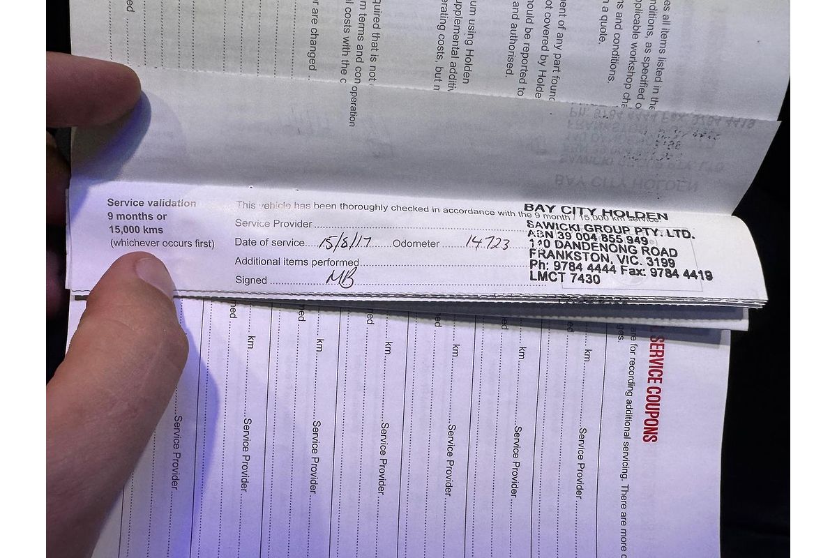 2016 Holden Ute SV6 Black VF Series II Rear Wheel Drive