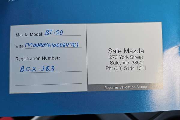 2020 Mazda BT-50 GT UR 4X4