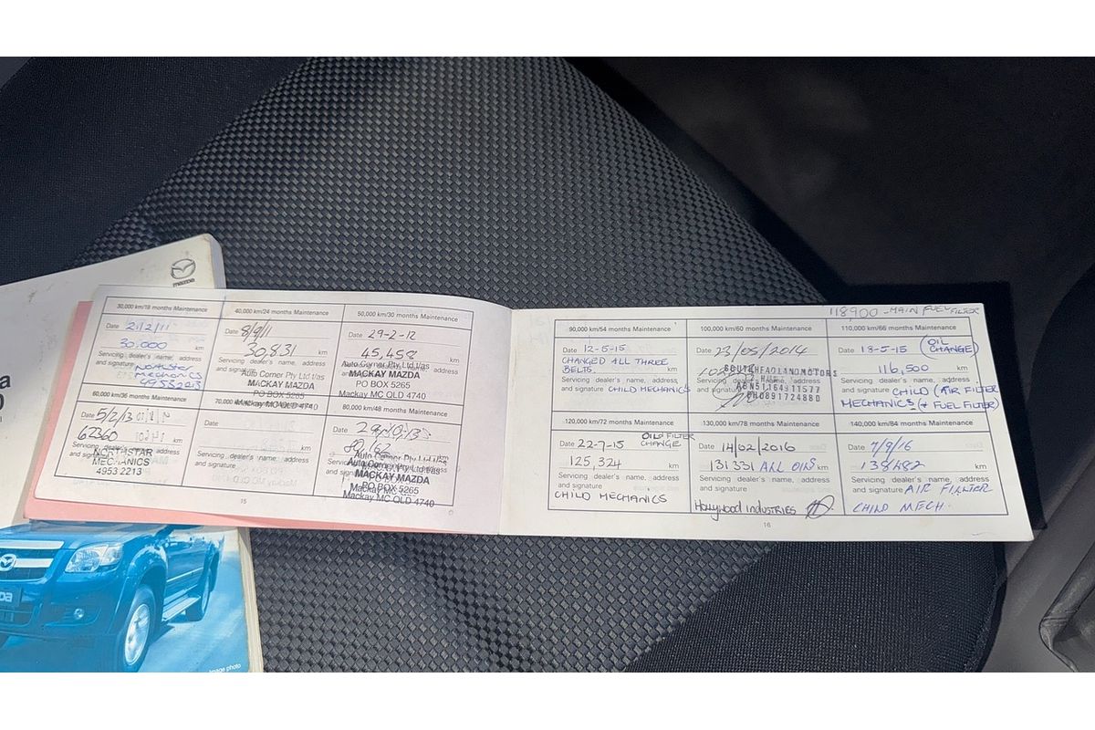 2008 Mazda BT-50 DX+ UN 4X4