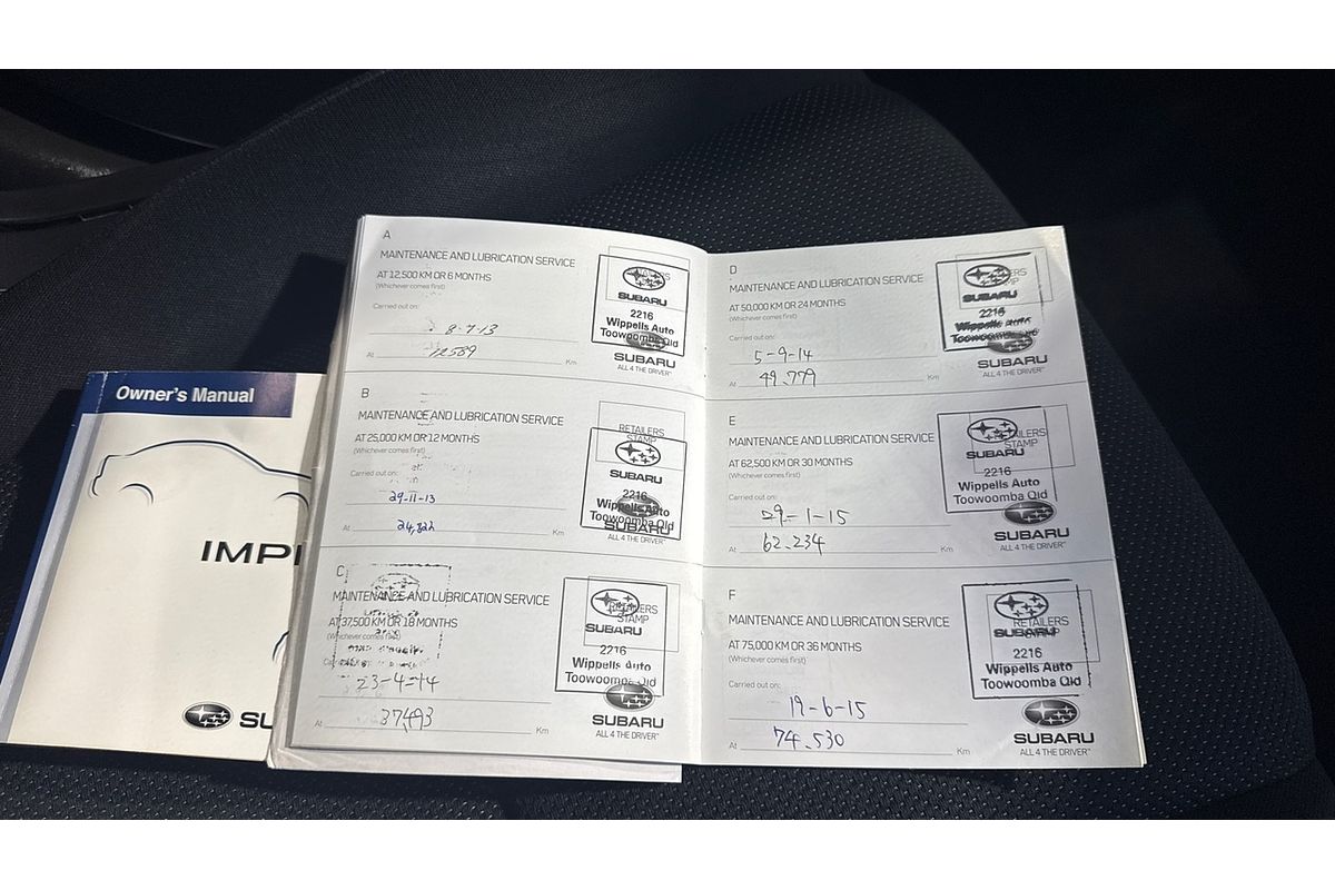 2012 Subaru XV 2.0i G4X