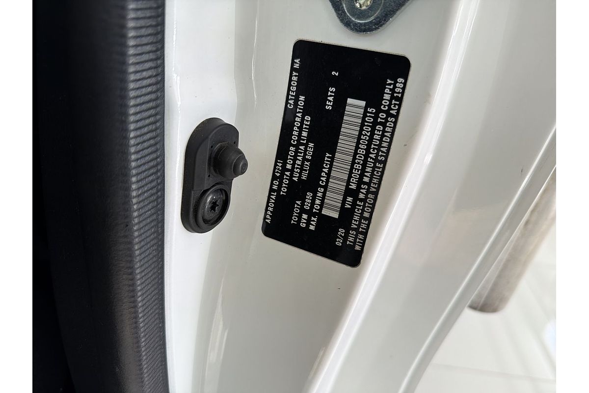 2020 Toyota Hilux Workmate Hi-Rider GUN135R Rear Wheel Drive