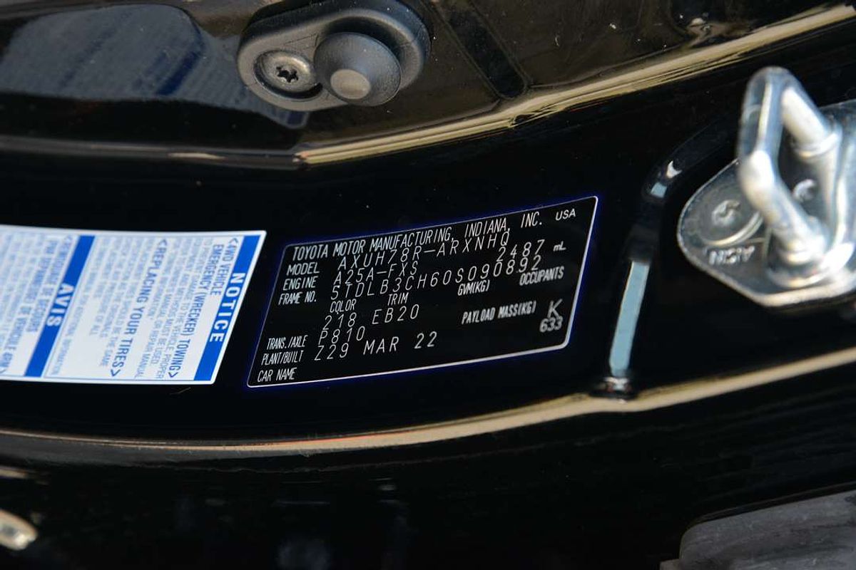 2022 Toyota Kluger GXL AXUH78R