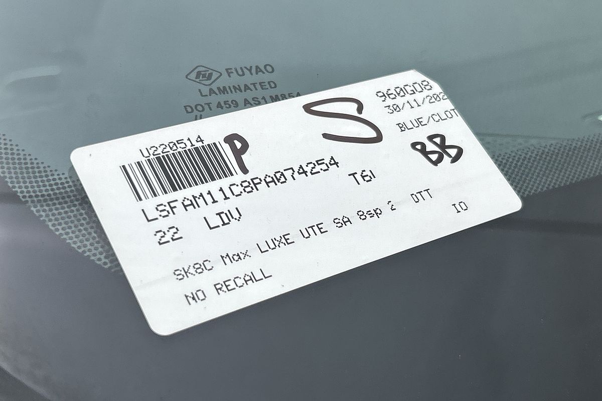 2022 LDV T60 Max LUXE SK8C 4X4