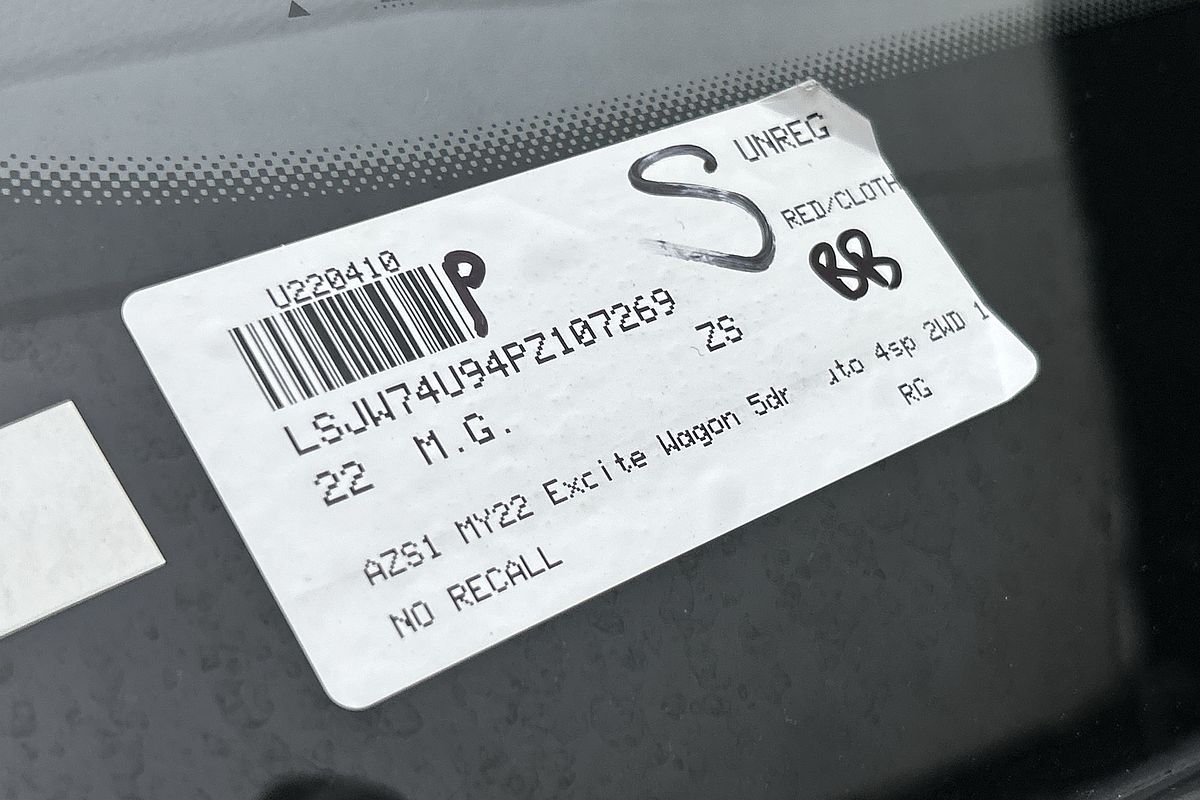 2022 MG ZS Excite AZS1