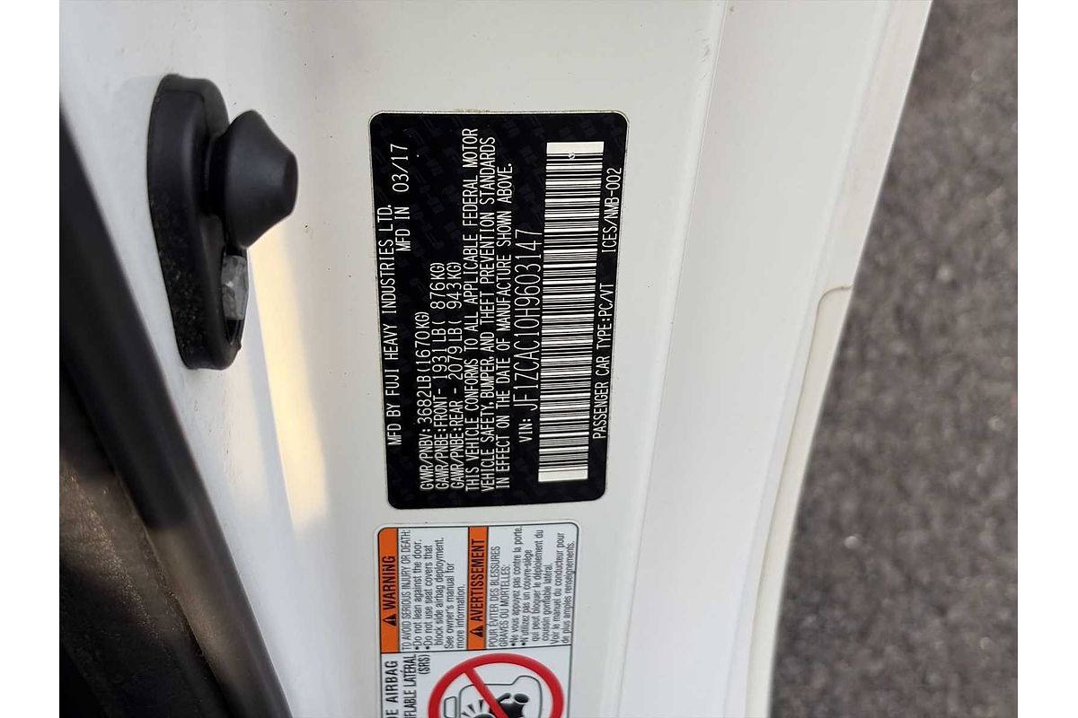 2017 Subaru BRZ Limited