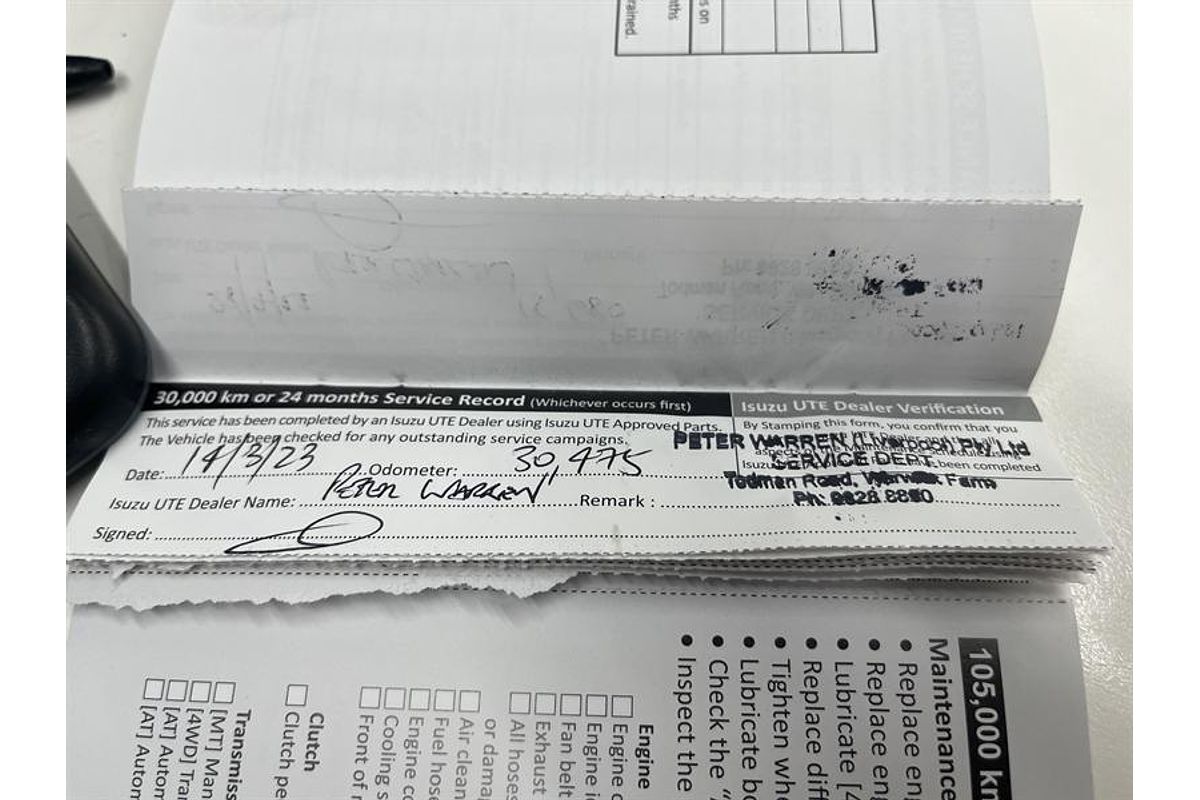 2021 Isuzu D-MAX SX High Ride Rear Wheel Drive