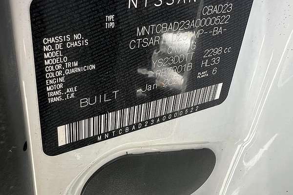 2021 Nissan Navara ST D23 Rear Wheel Drive