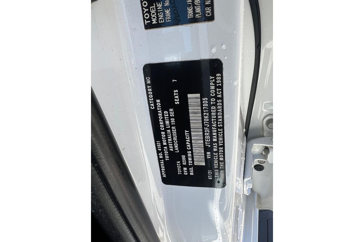 2021 Toyota Landcruiser Prado GXL GDJ150R