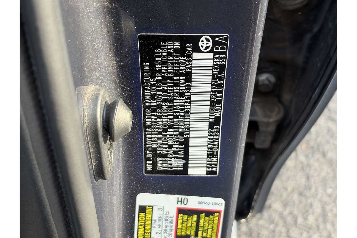 2016 Toyota Corolla S Plus