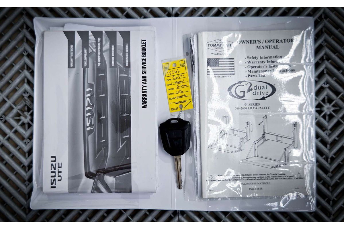 2022 Isuzu D-MAX SX High Ride Rear Wheel Drive