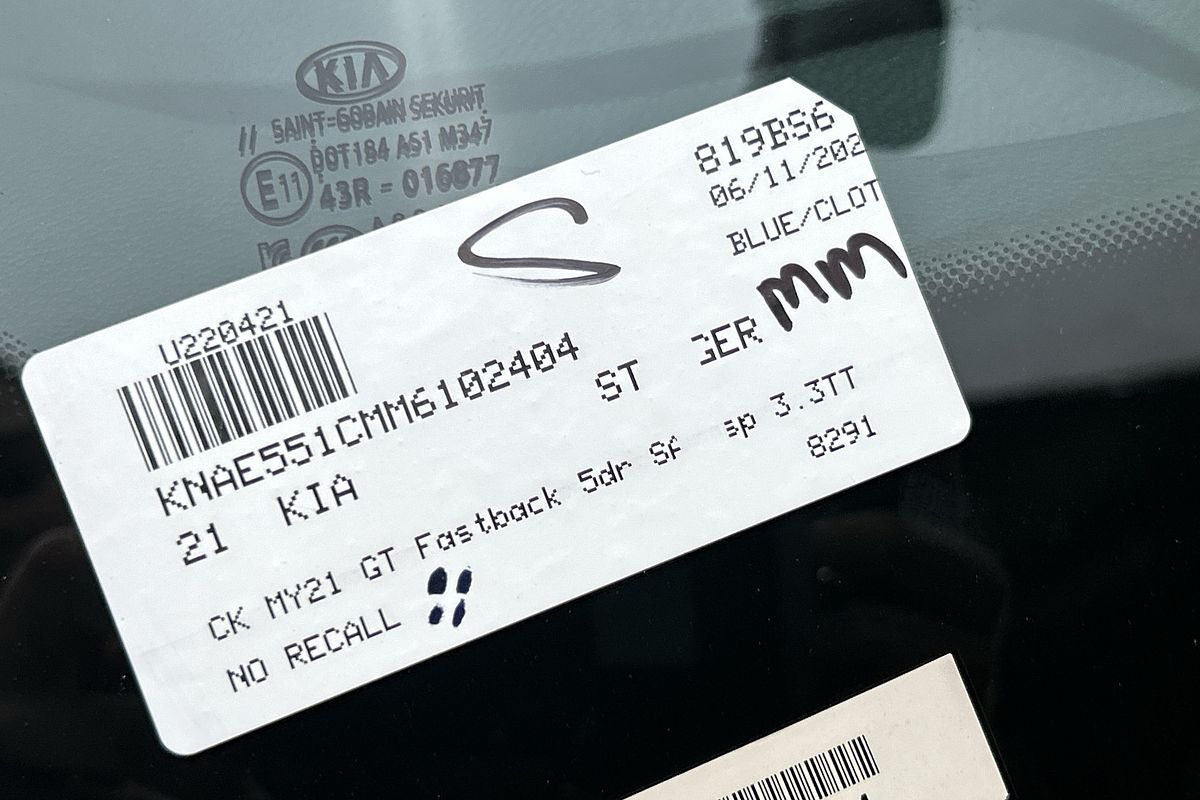 2021 Kia Stinger GT CK