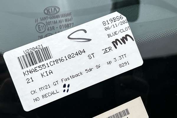 2021 Kia Stinger GT CK