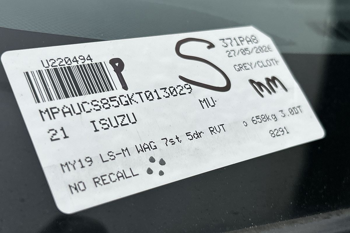 2021 Isuzu MU-X LS-M