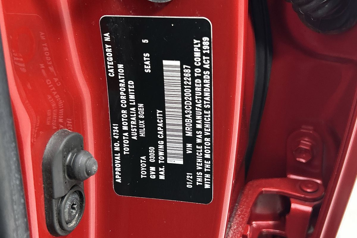 2020 Toyota Hilux Rogue GUN126R 4X4