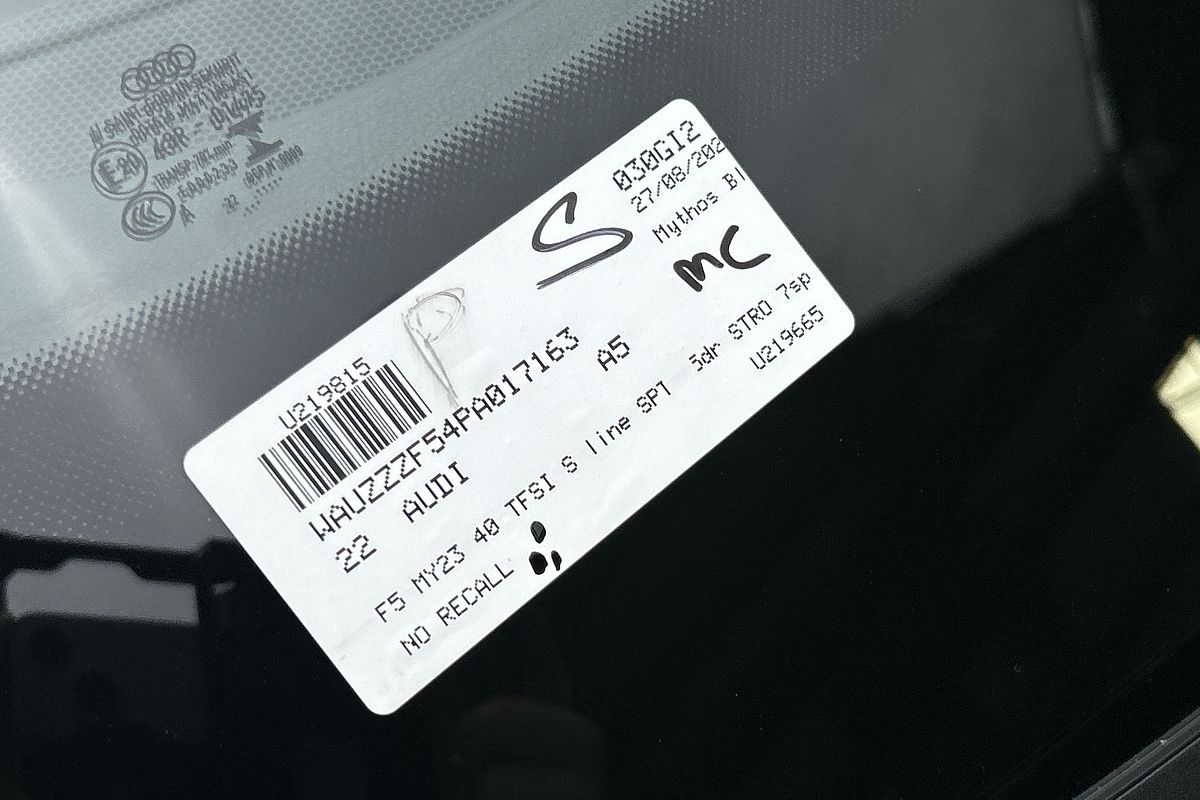 2022 Audi A5 40 TFSI S line F5