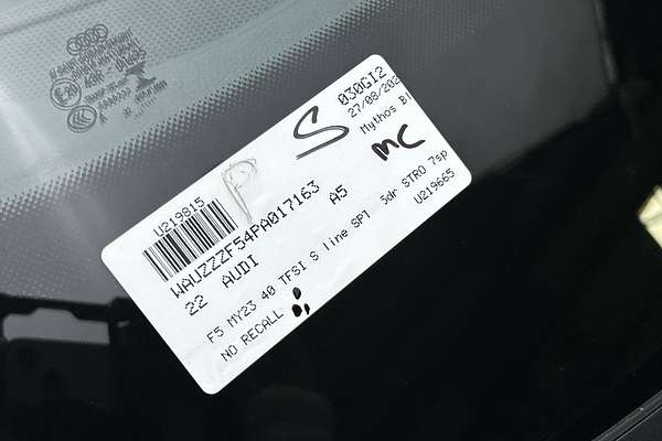 2022 Audi A5 40 TFSI S line F5