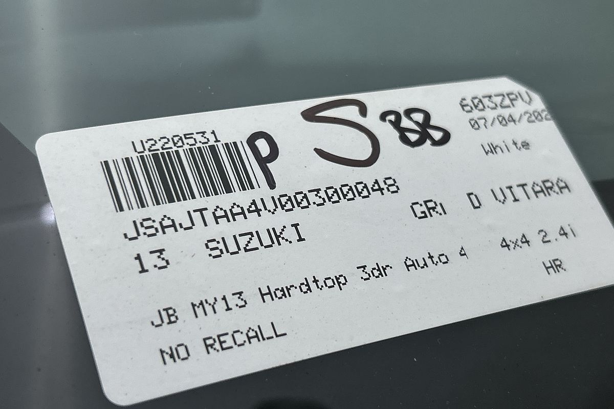 2013 Suzuki Grand Vitara JB