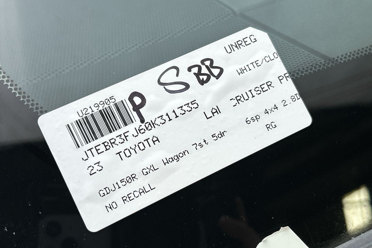 2023 Toyota Landcruiser Prado GXL GDJ150R