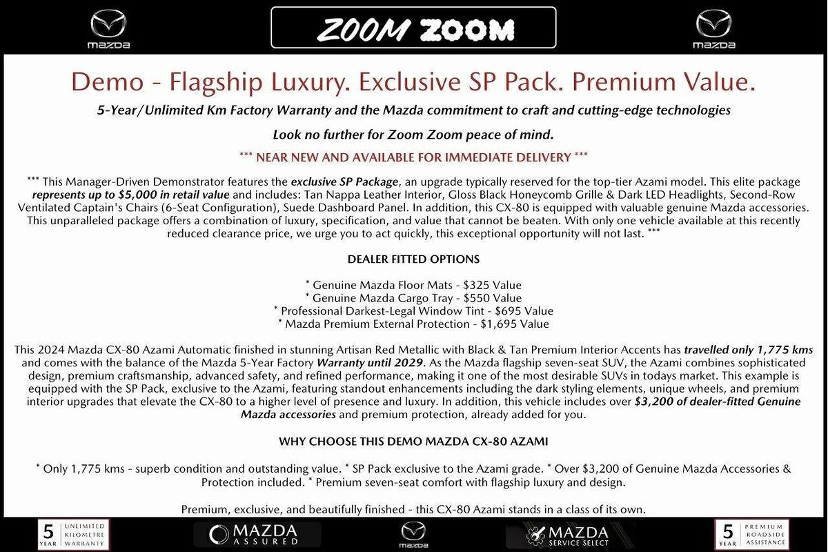 2024 Mazda CX-80 G40e Azami KL