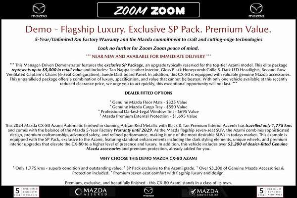 2024 Mazda CX-80 G40e Azami KL