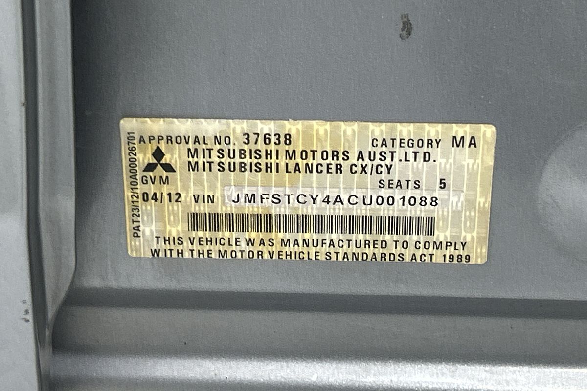 2011 Mitsubishi Lancer ES CJ