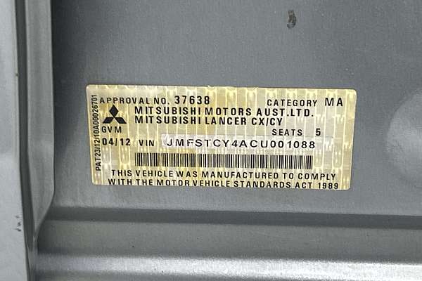 2011 Mitsubishi Lancer ES CJ