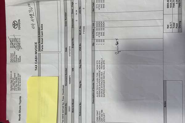 2013 Toyota 86 GT 2.0P COUPE 6A