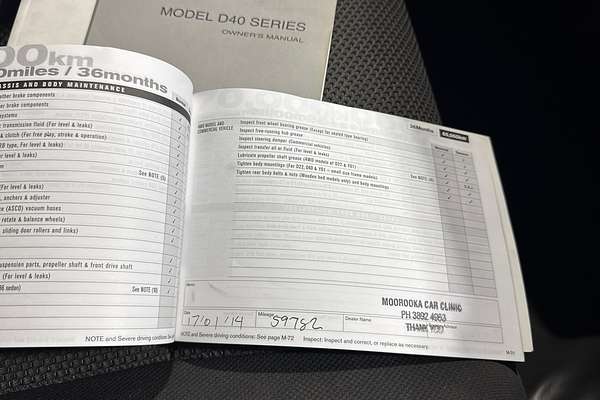 2012 Nissan Navara RX D40 Series 6 4X4