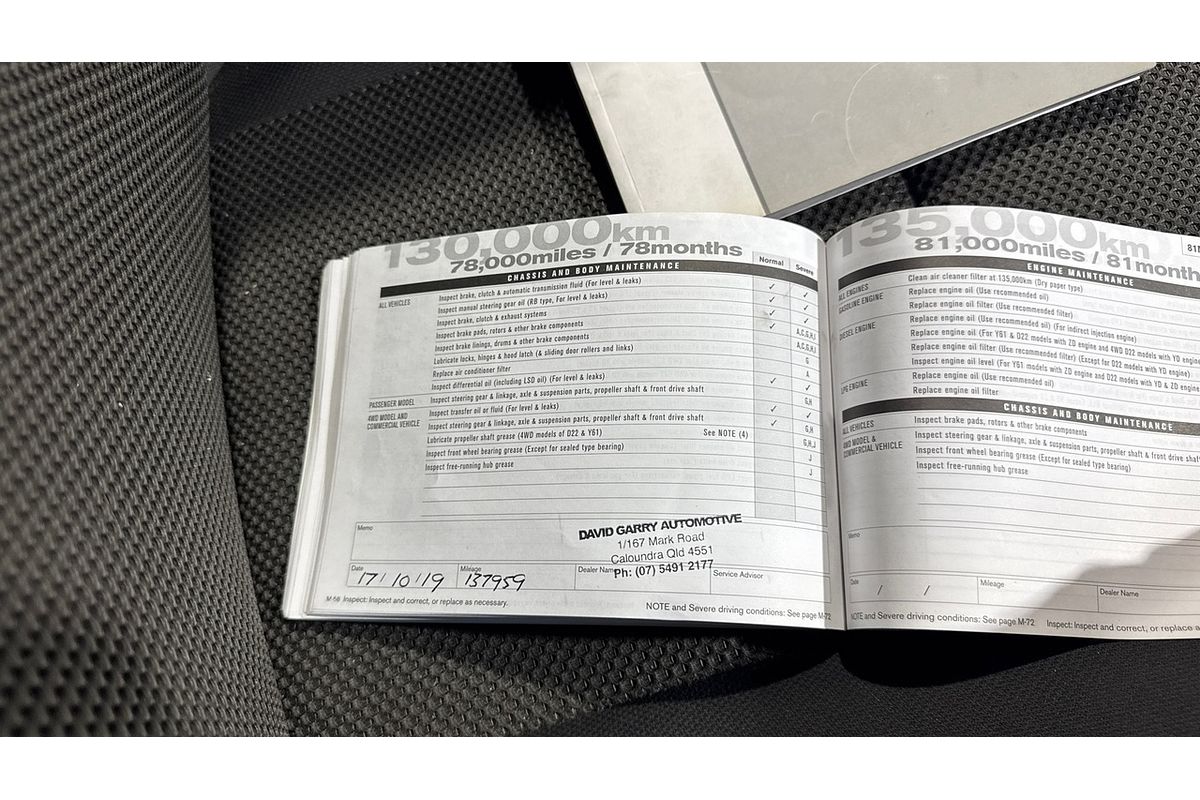 2012 Nissan Navara RX D40 Series 6 4X4