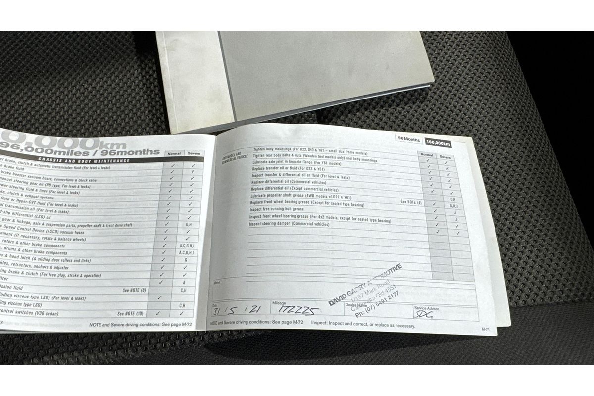 2012 Nissan Navara RX D40 Series 6 4X4