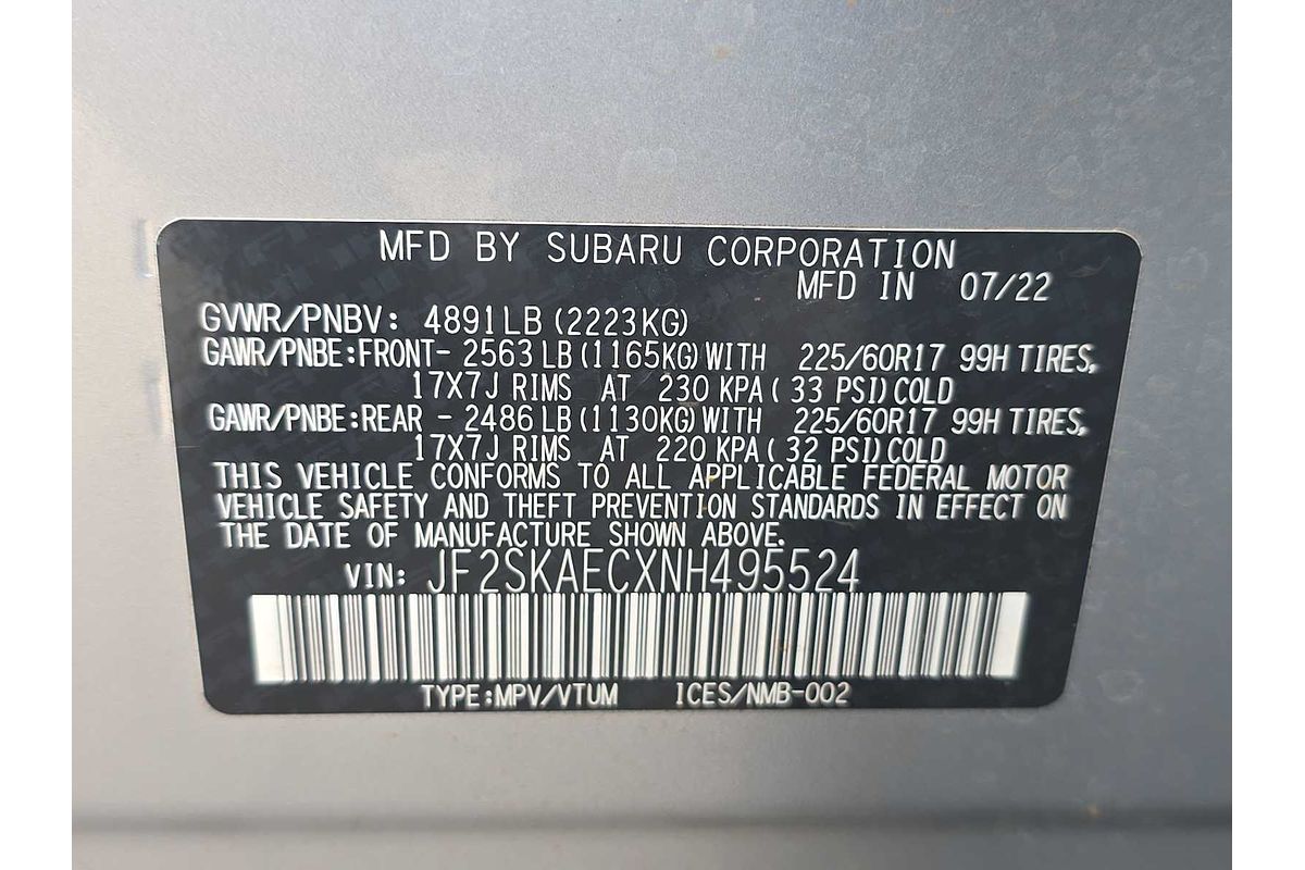 2022 Subaru Forester Premium