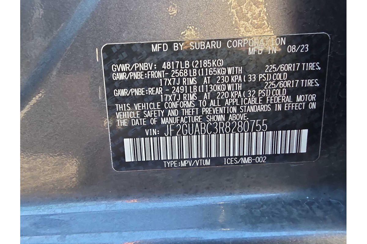 2024 Subaru Crosstrek