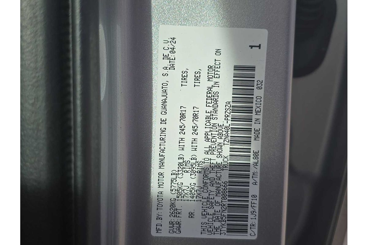 2024 Toyota Tacoma SR5