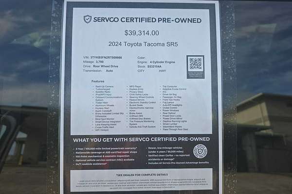2024 Toyota Tacoma SR5