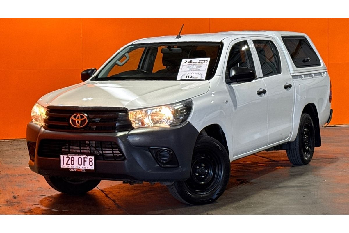 2016 Toyota Hilux Workmate TGN121R Rear Wheel Drive