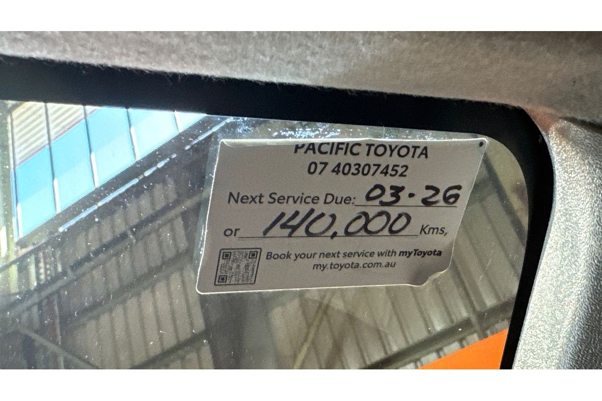 2016 Toyota Hilux Workmate TGN121R Rear Wheel Drive