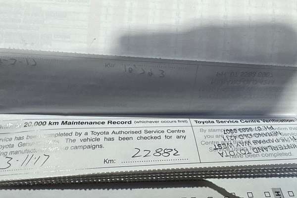 2016 Toyota Hilux Workmate TGN121R Rear Wheel Drive