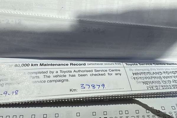 2016 Toyota Hilux Workmate TGN121R Rear Wheel Drive